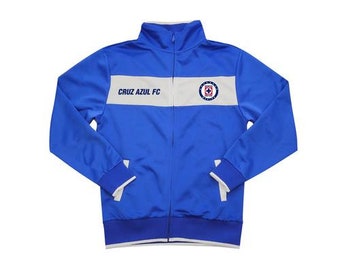 Cruz Azul Centered Full Zip Track Jacket - Youth Custom Name & Number