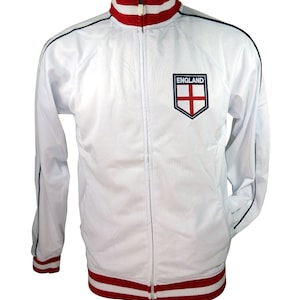 England Jacket Soccer Jacket Adult Full Zip  Track Jacket A Grade Custom Name & Number