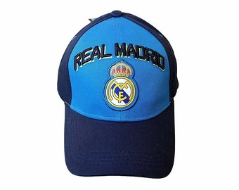 Real Madrid Authentic Official Licensed Soccer Cap - Custom Name Initials