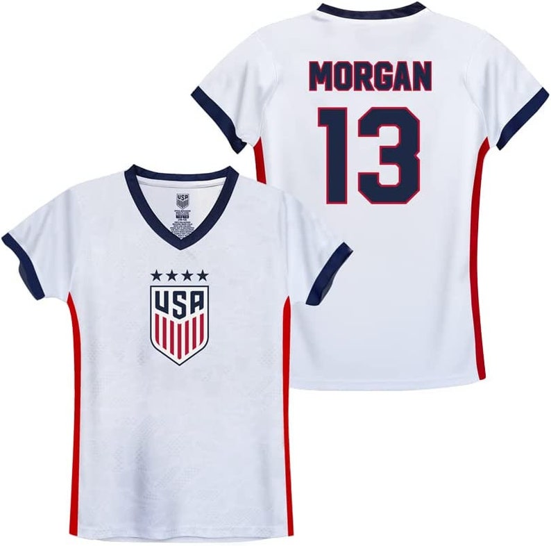 USWNT Morgan 13 Jersey: Official U.S. Soccer Girl's Tee bild 1