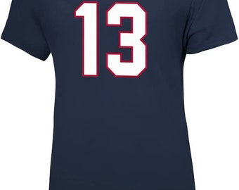 U.S. Soccer USWNT 4 Star Women Official Alex Morgan Number 13 Women T-Shirt