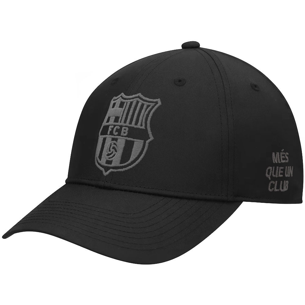 FC BARCELONA Official Licensed Soccer Cap Hat - Black With