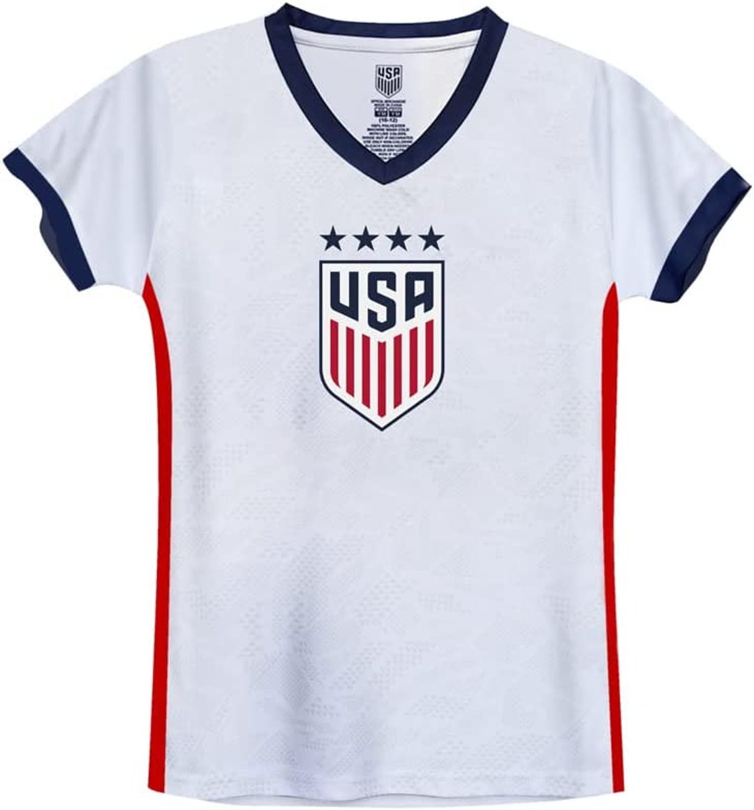 USWNT Player Official Licensed U.S. Soccer USWNT 4 Stars Girl's Game ...
