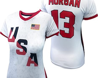 USWNT Alex Morgan #13 Jersey: Women's Polymesh Game Day Shirt
