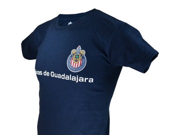 Chivas De Guadalajara Officially Licensed Soccer T-Shirt Cotton Tee -10  Custom Your Name & Number