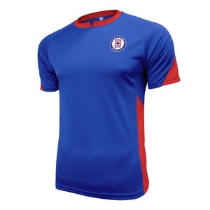 Cruz Azul Game Day Striker Shirt - Blue/Red Custom Your Name & Number