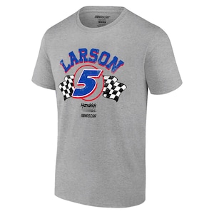 Icon Sports Official Licensed Nascar Fans Cotton Tee for Adults Gray 459 – Custom Your Name and Number