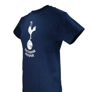 Men Tottenham Hotspur Licensed Soccer T-Shirt Logo Cotton Tee [Custom] Name + Number  Custom Your Name & Number