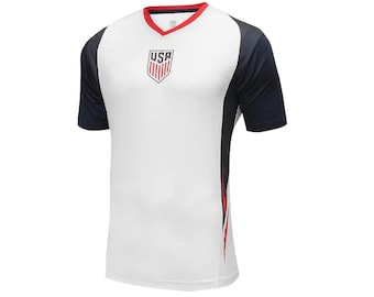 USMNT Soccer T-Shirt: Personalized Adult Game Day Poly Tee