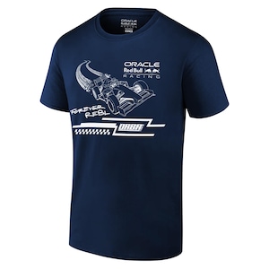 Icon Sports Official Licensed Oracle Red Bull Racing Fans Cotton Tee for Adults Gray 563 – Custom Your Name and Number