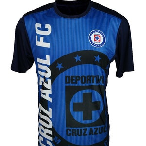 Cruz Azul Exclusive Poly Shirt Soccer Jersey - Woven Patch Custom Name + Number