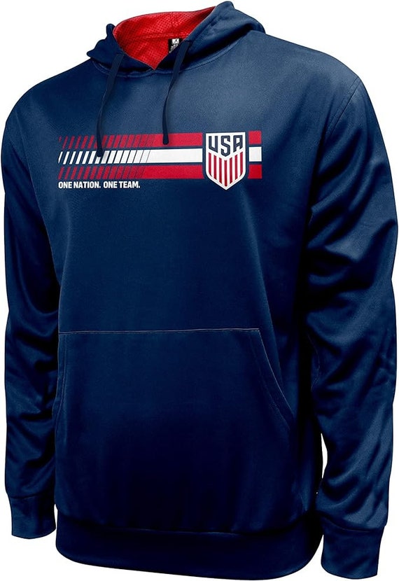 Soccer Men's Game Training Soccer Hoodie Home Navy Custom