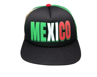 Mexico Soccer Cap: Country Logo, Custom Name