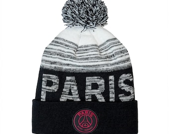 Paris Saint-Germain Adult Unisex Shading Haze Beanie - Black  Custom Name Initials
