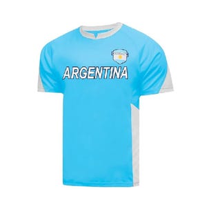 Argentina World Cup Soccer Jersey: Custom Name & Number