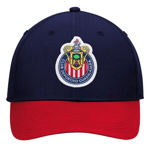 2025 Chivas De Guadalajara Official Soccer Cap - Navy with Home Red Color Woven Patch - Custom Name Initials
