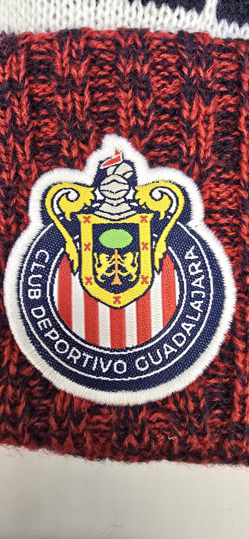 2026 Chivas De Guadalajara Authentic Official Licensed Soccer Beanie - Custom Name Initials afbeelding 3