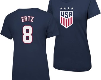U.S. Soccer USWNT 4 Star Women Official Ertz Number 8 Women T-Shirt