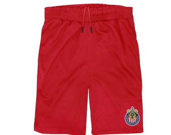 Shorts deportivos rojos de Chivas - Jóvenes