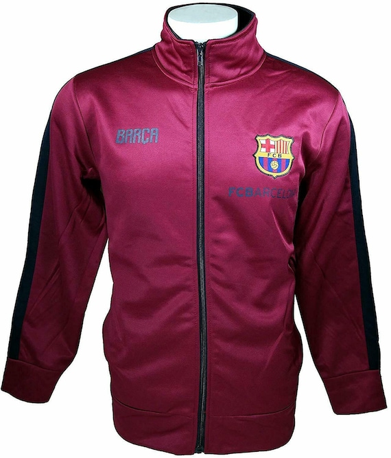 FC Barcelona Official Licensed Soccer Track Jacket Red Custom Name Number Etsy
