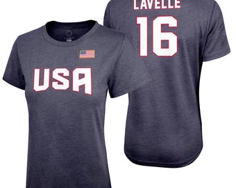 USWNTPA LAVELLE 16 Women's Game Day T-Shirt Tee USA Tee