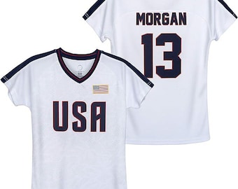 USWNT Alex Morgan #13 Youth Soccer Jersey - Alex Morgan 13