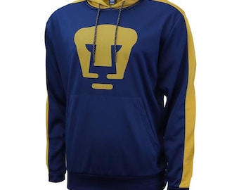 Pumas UNAM Side Step Adult Men Pullover Hoodie Custom Your Name & Number