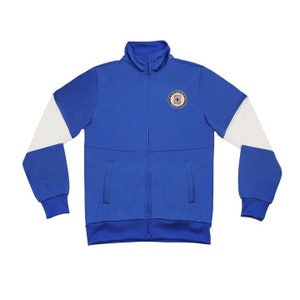 Cruz Azul Youth Touchline Full-Zip Track Jacket Custom Name & Number