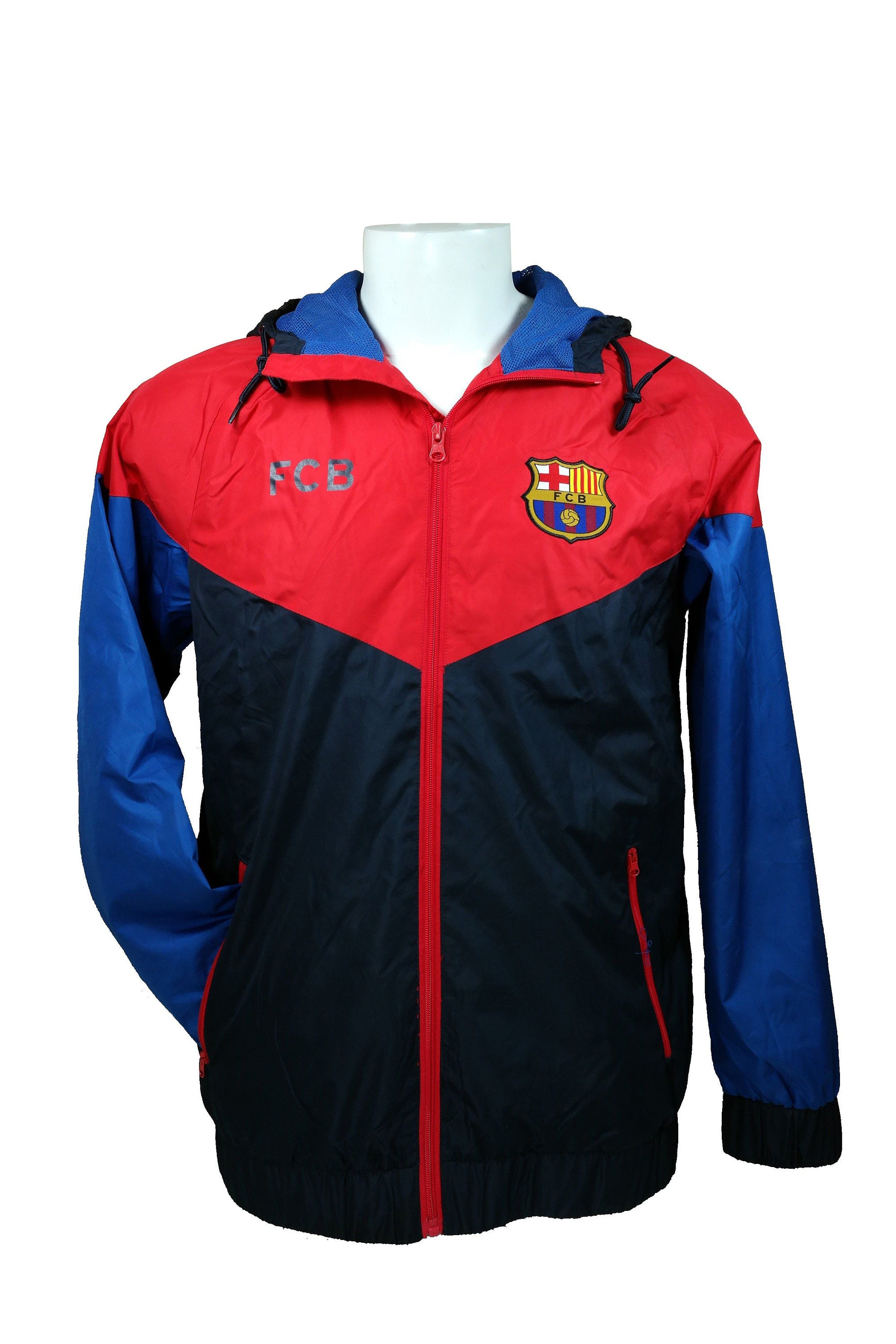 FC Barcelona Rain Breaker Official Soccer Jacket Only Left One