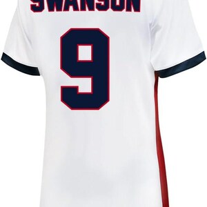 2023 U.S. Soccer USWNT Ladies Champion 4 STARS Game Day Shirt Women Poly T-Shirt - Women&#39;s Soccer  World Cup - Swanson 9