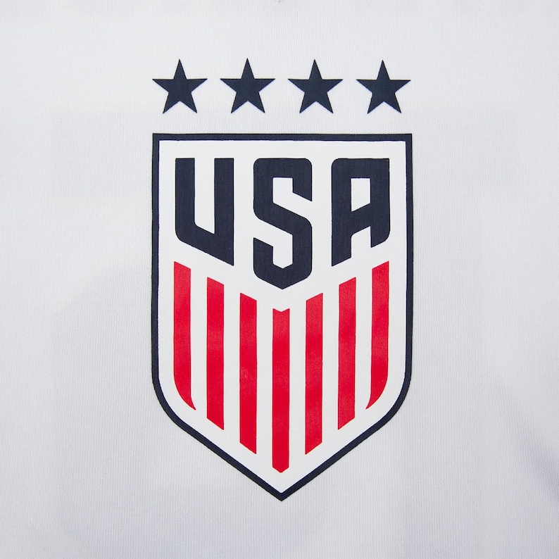 USWNT Ladies US Soccer 4 STARS Poly Jersey : Polymesh Game Day Shirt - Custom Name & Number image 5