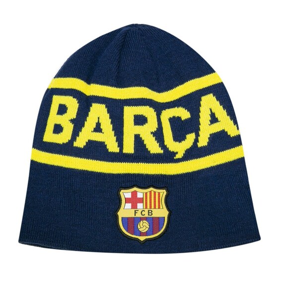 FC Barcelona Reversible Knitted Hat Blue/Red One Size 