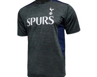Icon Sports Tottenham HotspurT Adult Game Day Soccer Jersey T-Shirt Grey Game Custom Your Name & Number