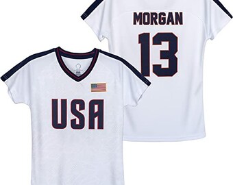USWNT Alex Morgan #13 Youth Soccer Jersey: Custom Name & Number