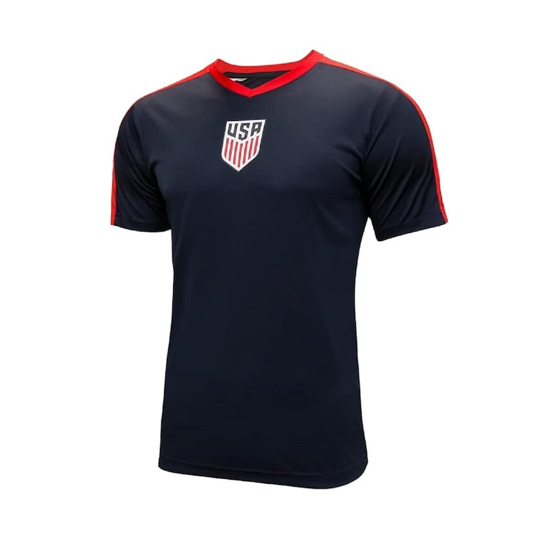 USMNT Game Day T-Shirt: Custom Name & Number - Official U.S. Soccer Poly Tee image 1