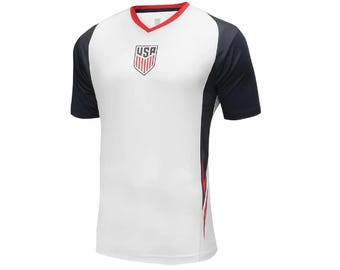 USMNT Soccer T-Shirt: Custom Name & Number - Official Licensed Product