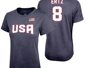 USWNTPA ERTZ 8 Women's Game Day T-Shirt Tee USA Tee