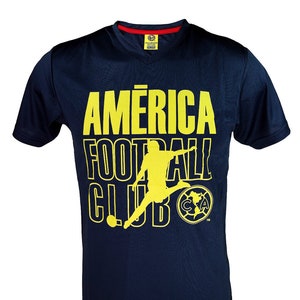 Club America Youth Size Soccer Jersey - Youth size - Navy Custom Your Name & Number