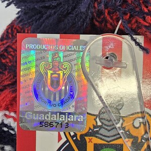 2026 Chivas De Guadalajara Authentic Official Licensed Soccer Beanie - Custom Name Initials afbeelding 4