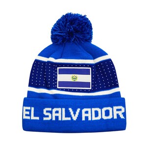 El Savador Pegged Adult Unisex Beanie - Custom Name Initials