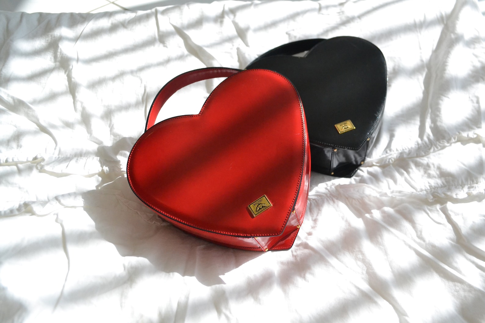 Rare Moschino Vintage Red Heart Bag the Nanny Fran Fine Etsy