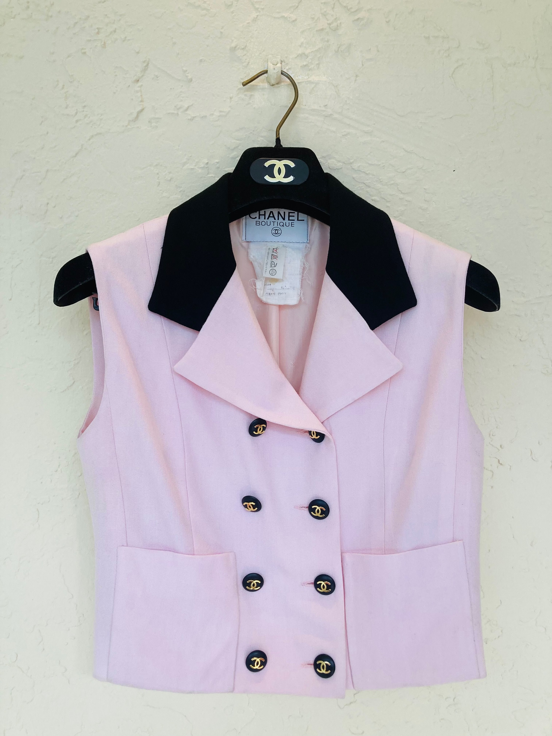 vintage CHANEL 1996 coco vest dq - ベスト・ジレ