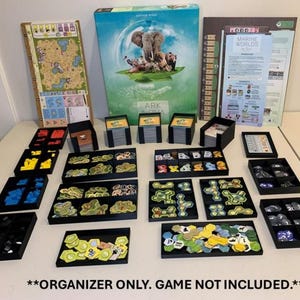 Ark Nova + Marine Worlds Organizer - 3D Printed Insert