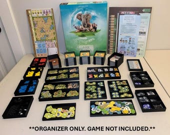 Ark Nova + Marine Worlds Organizer - 3D Printed Insert