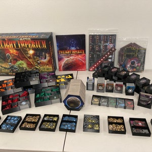 Twilight Imperium 4 Organizer (Prophecy of Kings Expansion) - 3d Printed Organizer