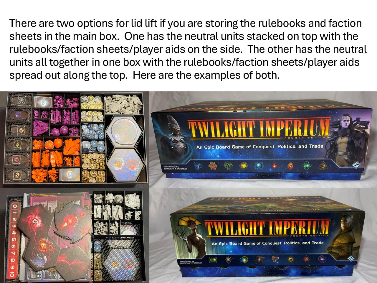 TI4 + POK + Thunders Edge Organizer - 3D Printed Organizer - Etsy