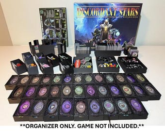 Discordant Stars Organizer - 3D Printed Insert (fan expansion not included)