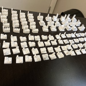 Bases/Industrial Complexes for Axis & Allies 1940 - 106 Pieces (3D Printed)