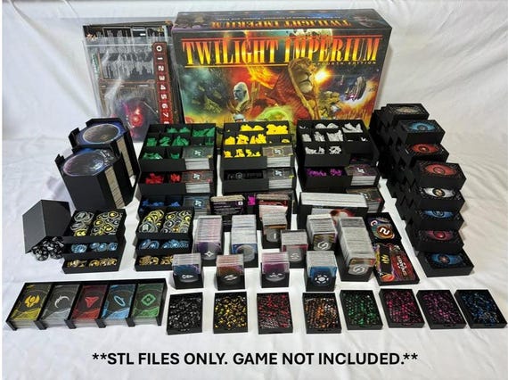 TI4 + POK + Thunders Edge Organizer - Digital File - Etsy