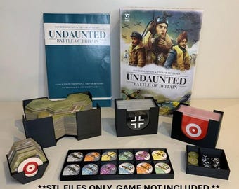Undaunted: Battle of Britain Organizer (3D Printing STL Files)